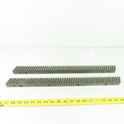3831050 7 136836 30mm x 29mm Gear Rack 510mm OAL 20° Angle Lot Of 2