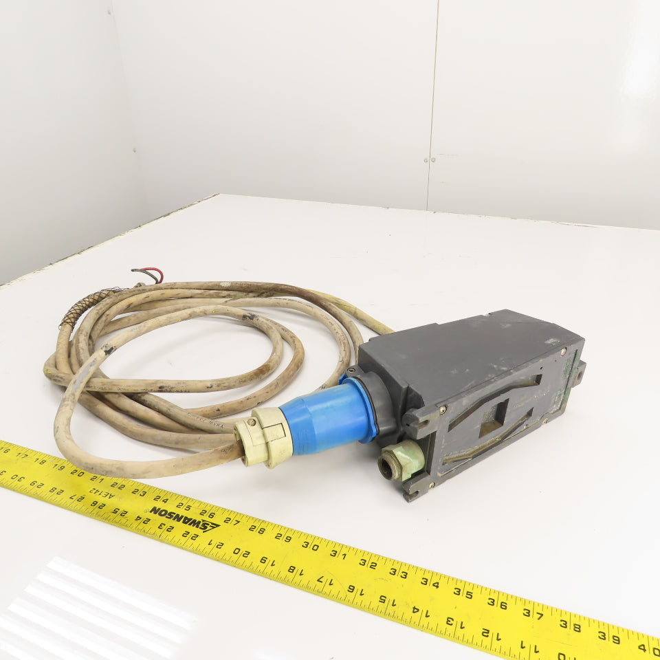 Killark Stahl EX-82/1047 16A Plug & Socket Assembly 120-280V 4-Pole 5W 17' Lead