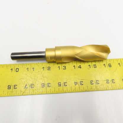 Dormer A170 1-3/64" HSS Drill Bit 1/2" Shank TiN Coated 6-1/4" OAL