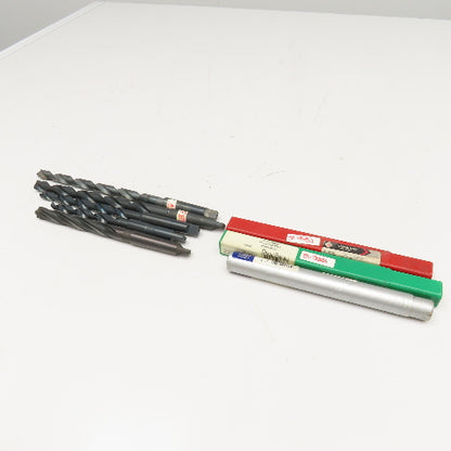 Misc Lot MT2 Shank Drills 9/16", 21/32", 1/2" ALL New Lot Of 5