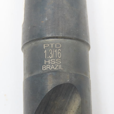 Precision Twist Drill 1-3/16" HSS Drill Bit MT4 Shank 13-1/4" OAL