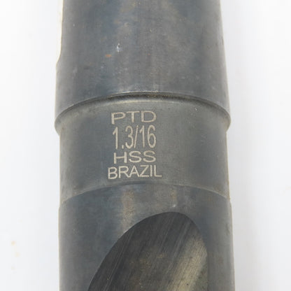 Precision Twist Drill 1-3/16" HSS Drill Bit MT4 Shank 13-1/4" OAL