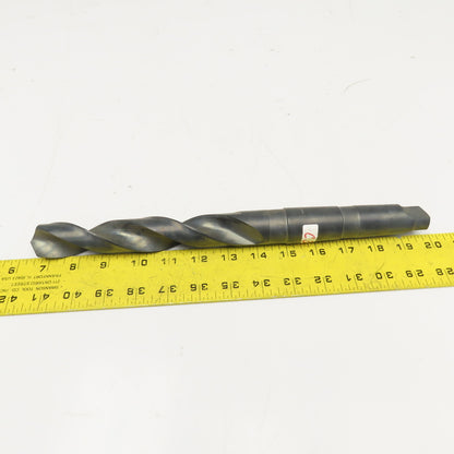 Precision Twist Drill 1-3/16" HSS Drill Bit MT4 Shank 13-1/4" OAL