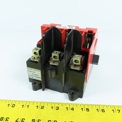 Eaton Cutler Hammer C361NC Ser A1 30A Non-Fusible Safety Disconnect Switch