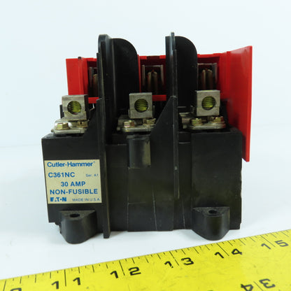 Eaton Cutler Hammer C361NC Ser A1 30A Non-Fusible Safety Disconnect Switch