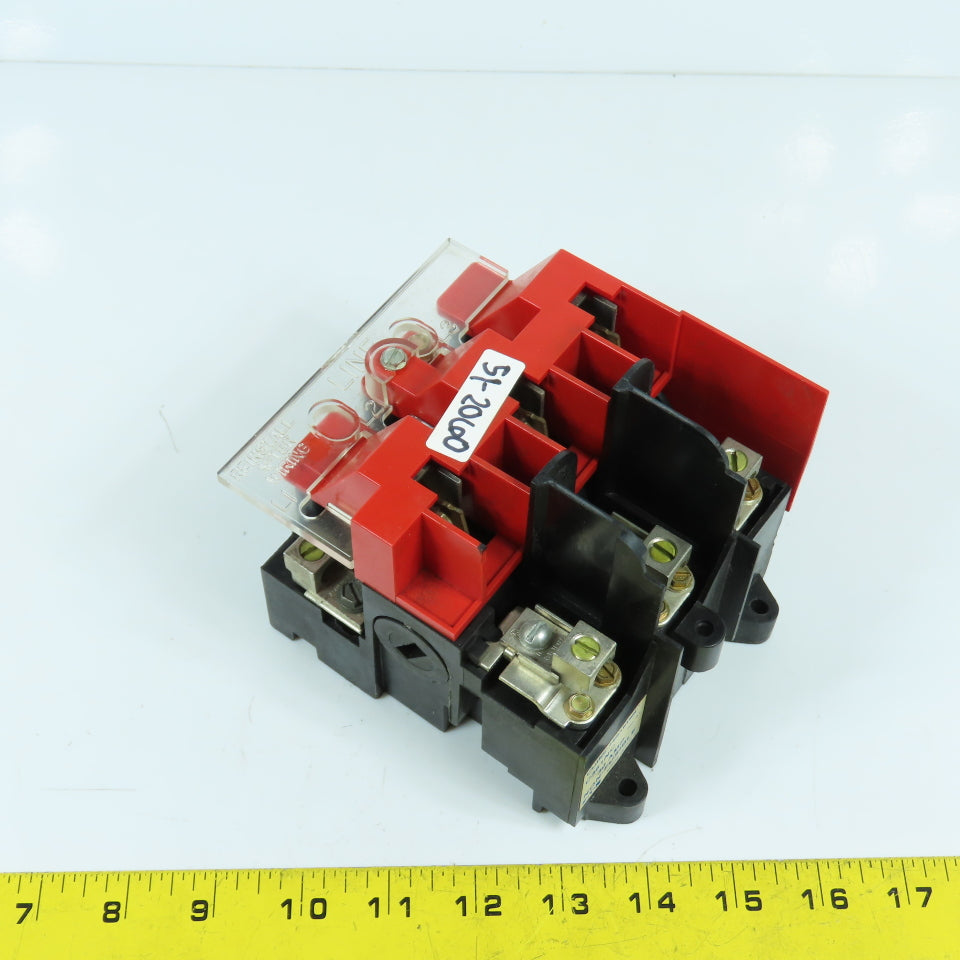 Eaton Cutler Hammer C361NC Ser A1 30A Non-Fusible Safety Disconnect Switch
