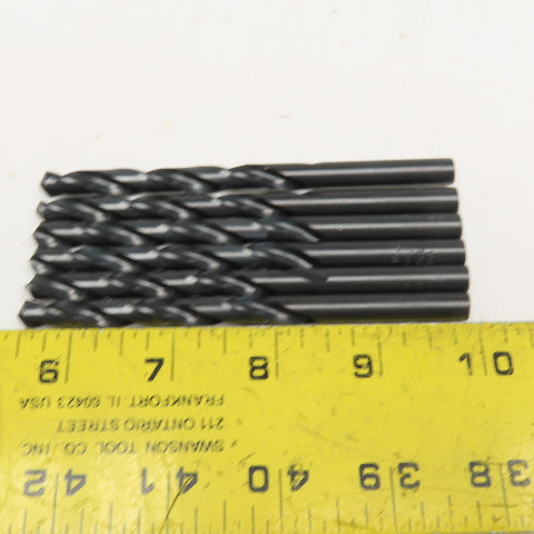 Titan 19/64" 2 Flute Twist Drill Jobber 4-1/2" OAL Lot Of 6