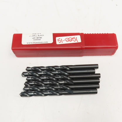 Titan 5/16" 2 Flute Twist Drill Jobber 4-1/2" OAL Lot Of 6