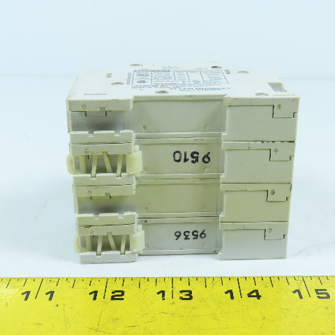 Allen Bradley 1492-CB3 Ser B 3-Pole 0.5A Circuit Breaker W/ 1492-ACB Shunt Trip