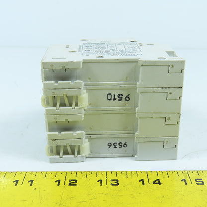 Allen Bradley 1492-CB3 Ser B 3-Pole 0.5A Circuit Breaker W/ 1492-ACB Shunt Trip