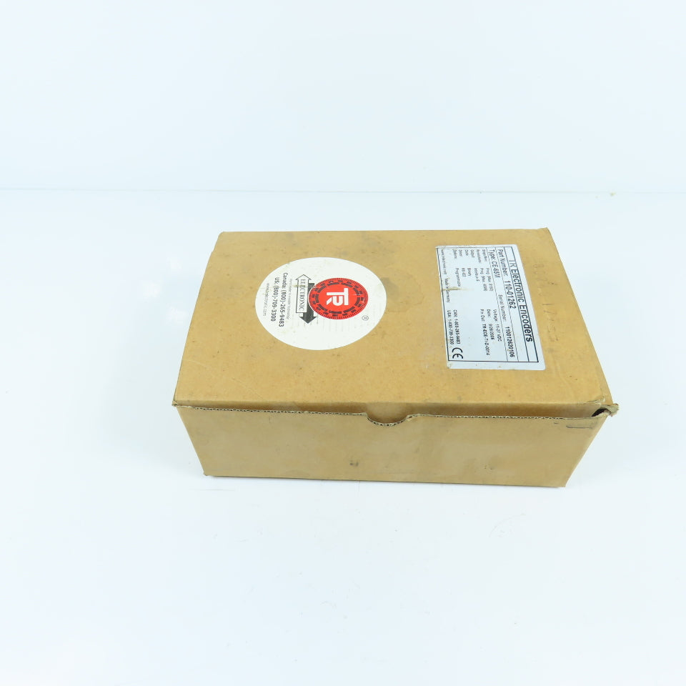 TR Electronics 110-01262 CE-65M Absolute Rotary Encoder 11-27VDC 9mm Shaft NEW