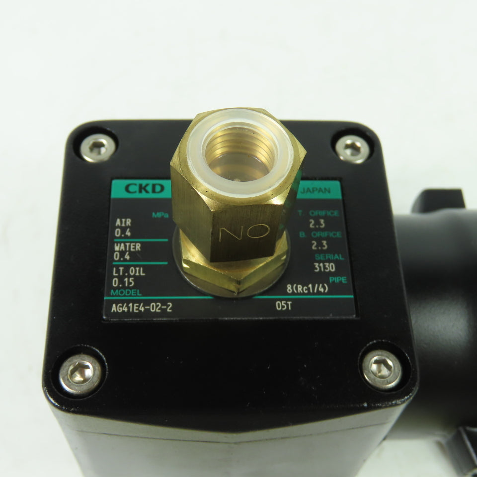CKD AG41E4-02-2 Explosion Proof Solenoid Valve 8(Rc1/4) Pipe 110VAC