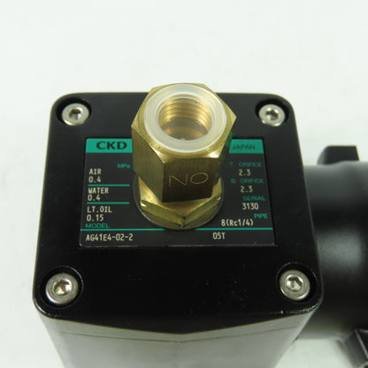 CKD AG41E4-02-2 Explosion Proof Solenoid Valve 8(Rc1/4) Pipe 110VAC