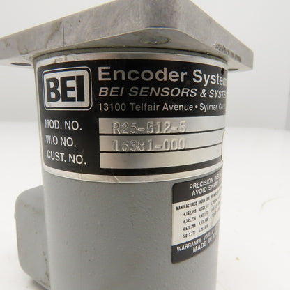 BEI 814-05-0002 R25-512-5 Rotary Encoder