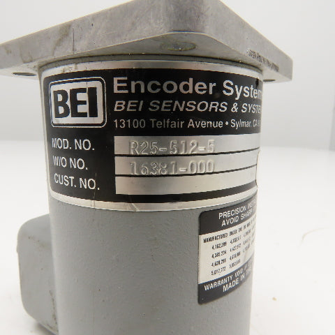 BEI 814-05-0002 R25-512-5 Rotary Encoder
