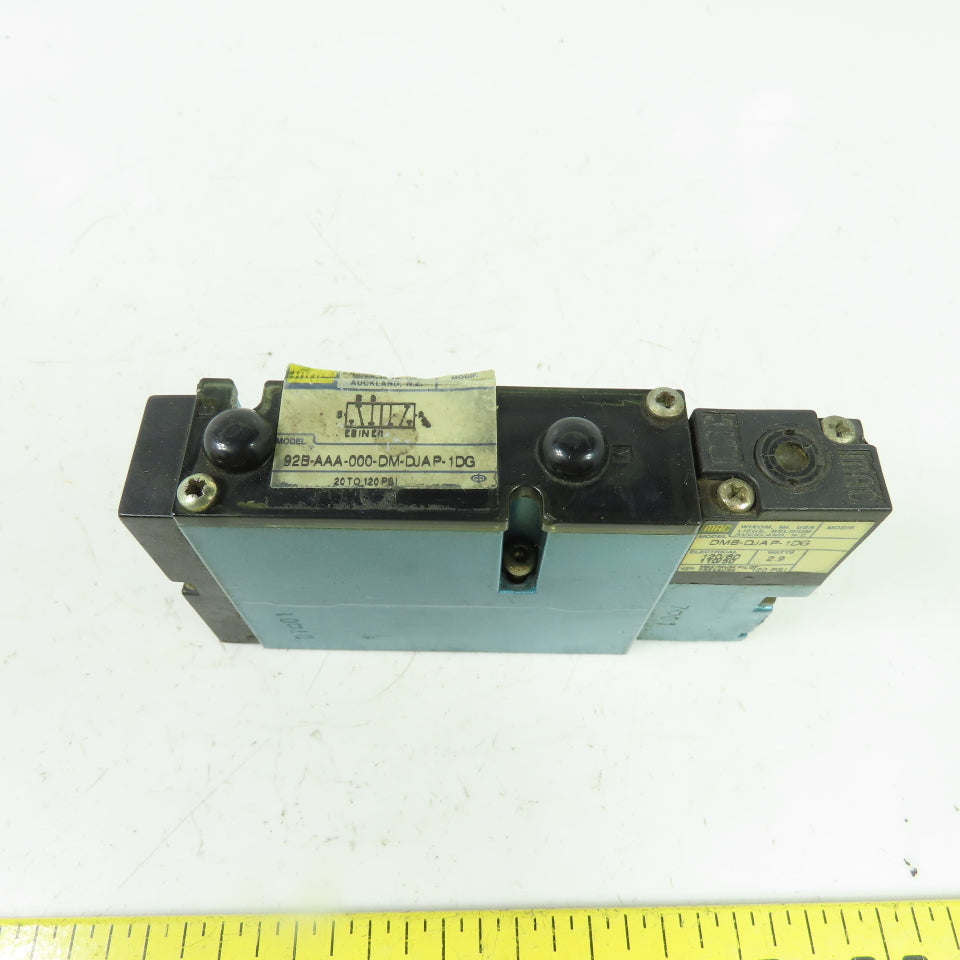 Mac 92B-AAA-000-DM-DJAP-1DG Solenoid Valve 20-120PSI 110/120V Coil