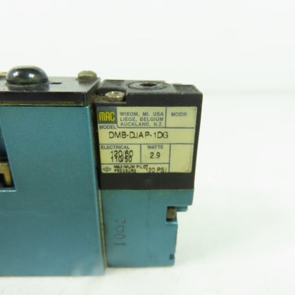 Mac 92B-AAA-000-DM-DJAP-1DG Solenoid Valve 20-120PSI 110/120V Coil