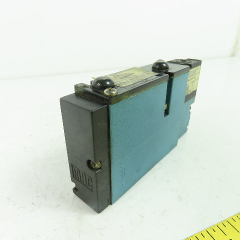 Mac 92B-AAA-000-DM-DJAP-1DG Solenoid Valve 20-120PSI 110/120V Coil