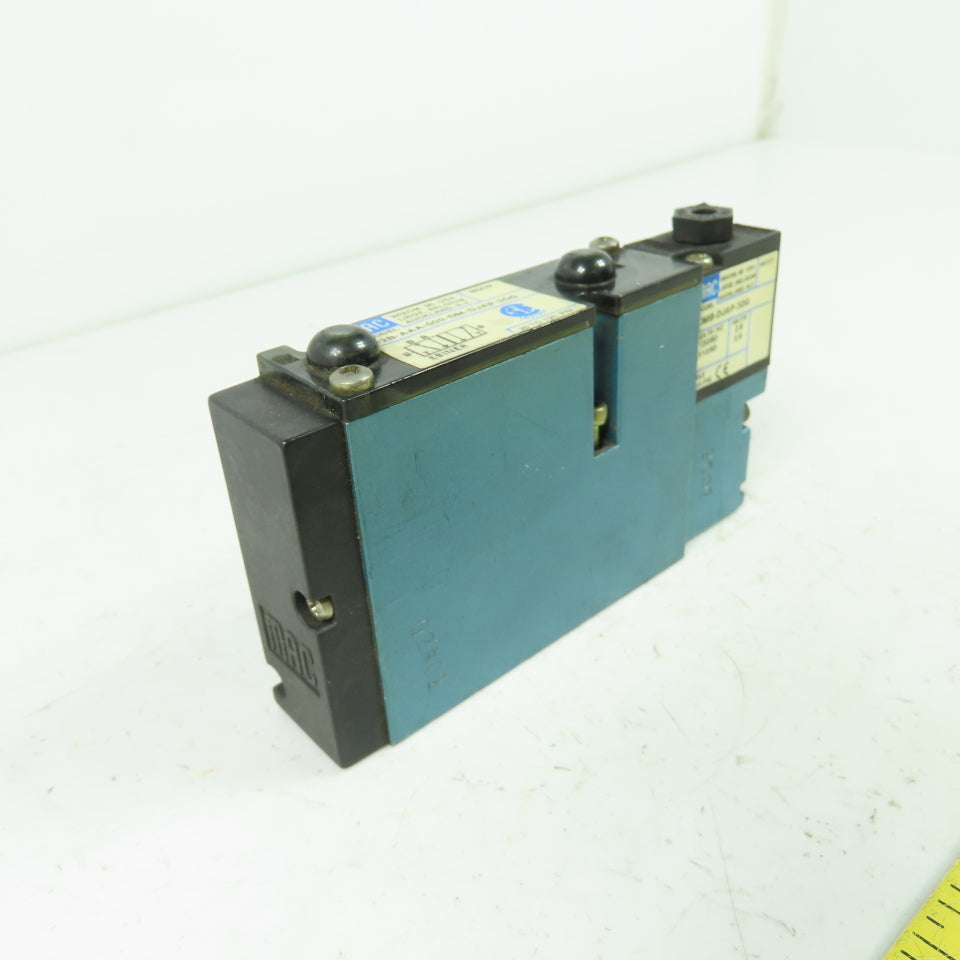 Mac 92B-AAA-000-DM-DJAP-3DG Solenoid Valve 20-120PSI 110/120V Coil