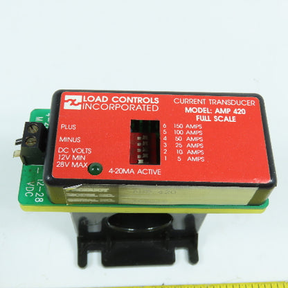 Load Controls AMP 420 Full Scale Current Transducer W/ Toroid 30A