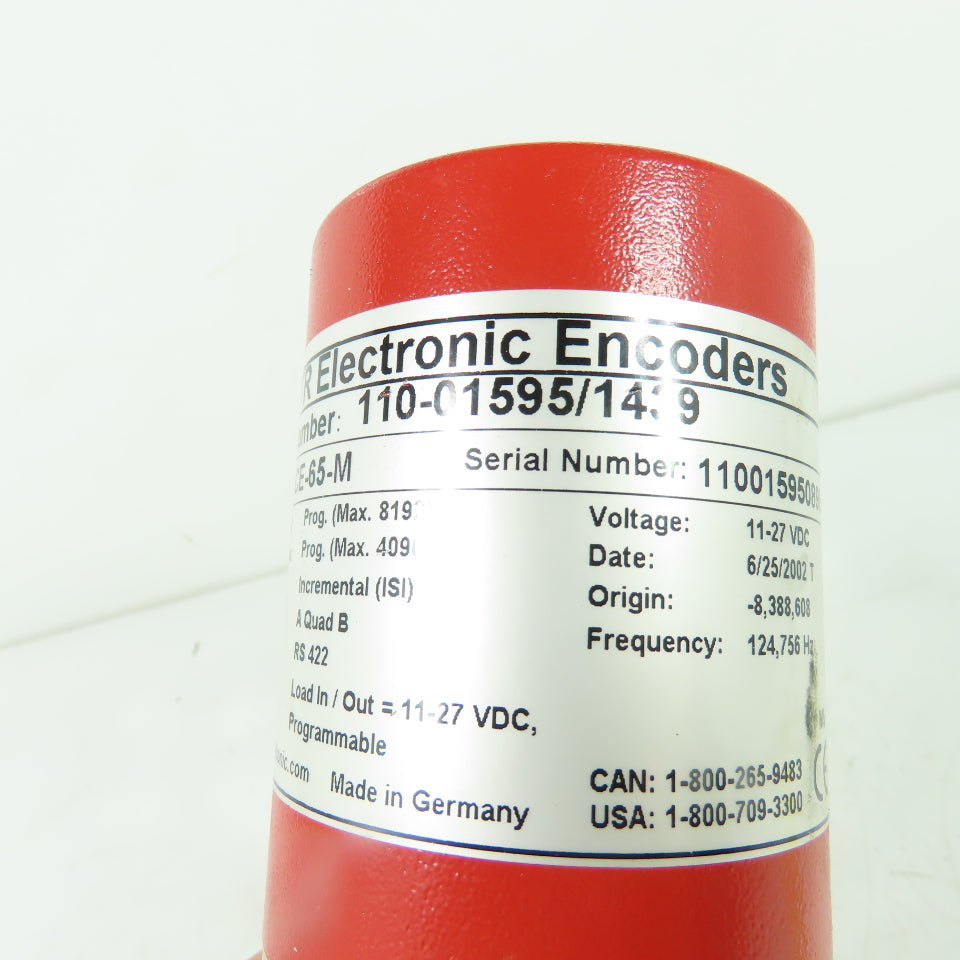 TR Electronic 110-01595/1439 CE-65-M Rotary Encoder 11-27VDC