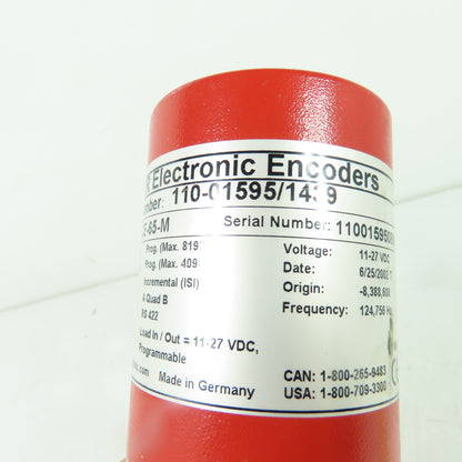 TR Electronic 110-01595/1439 CE-65-M Rotary Encoder 11-27VDC