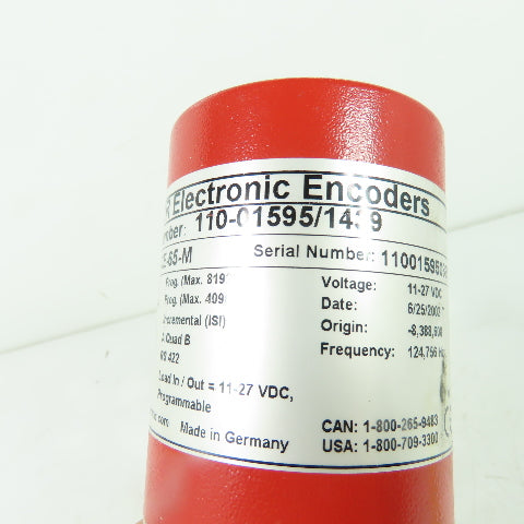 TR Electronic 110-01595/1439 CE-65-M Rotary Encoder 11-27VDC