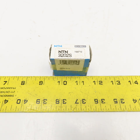 NTN 3202S Double Row Angular Contact Ball Bearing 15 x 35 x 15.9mm