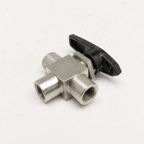 Whitey SS-43XF 4RT-1466 Stainless Steel 3 Way Valve 200PSI G1/4