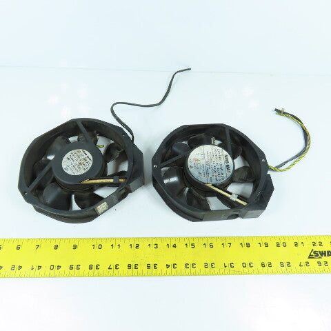NMB 5915PC-20W-B20 Flowmax Cabinet Cooling Fan 200-240VAC 1PH Lot Of 2