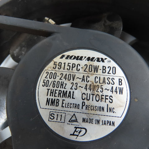NMB 5915PC-20W-B20 Flowmax Cabinet Cooling Fan 200-240VAC 1PH Lot Of 2