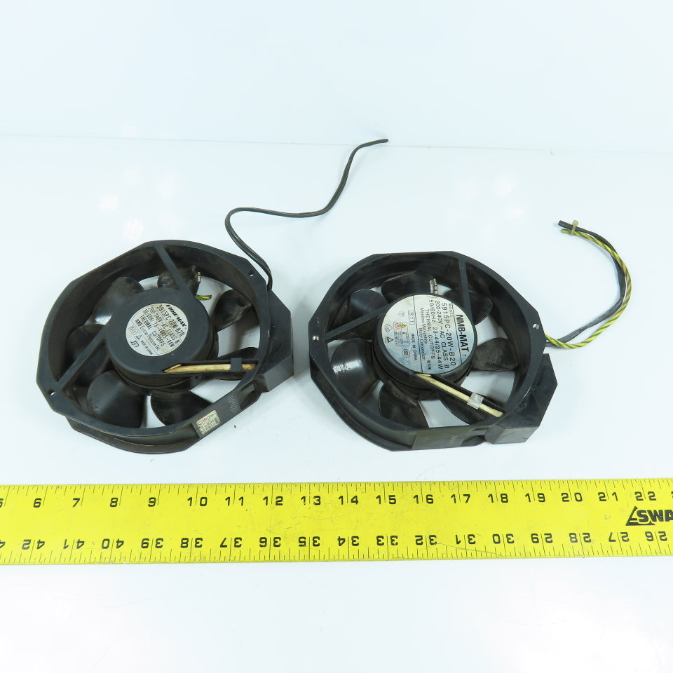 NMB 5915PC-20W-B20 Flowmax Cabinet Cooling Fan 200-240VAC 1PH Lot Of 2