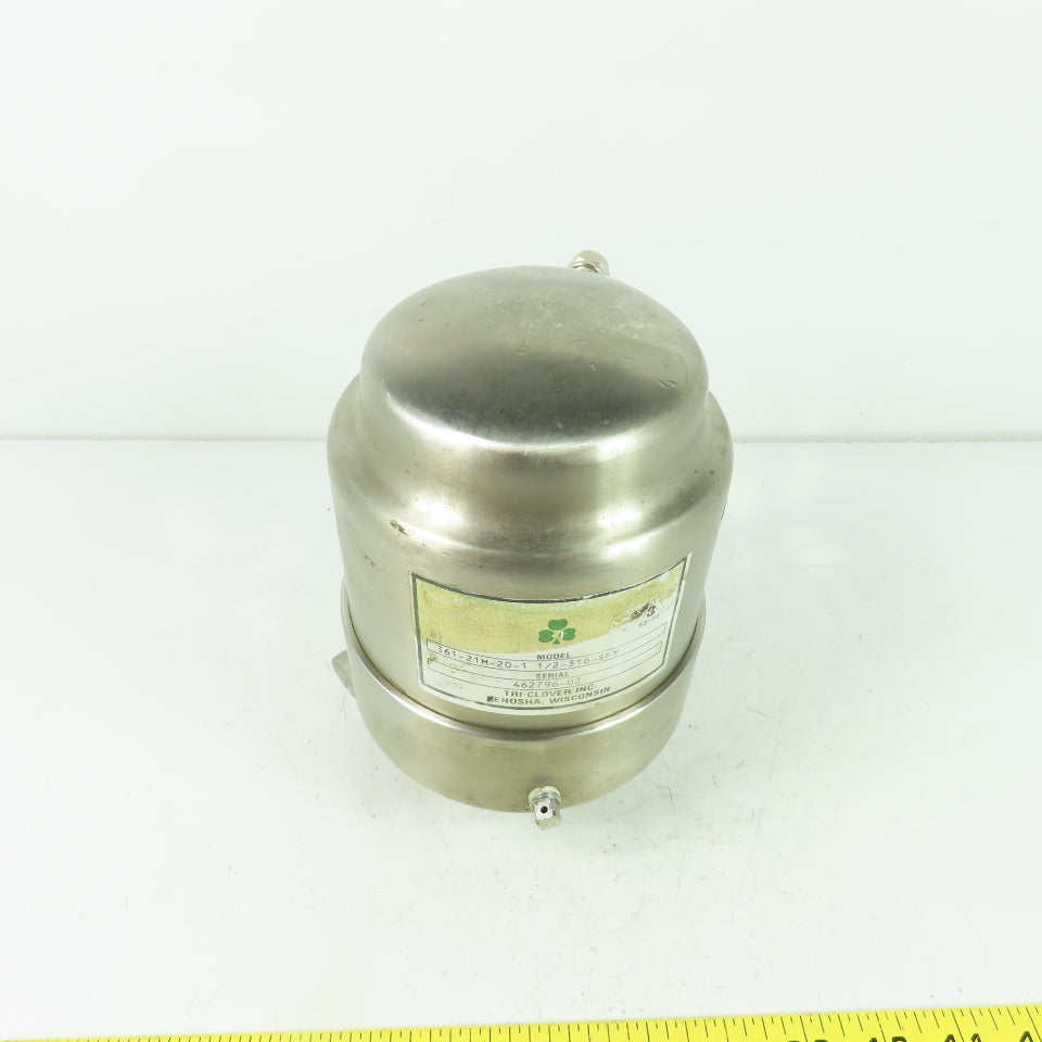 Tri-Clover 361-21M-20-1 1/2-316-SFY Stainless Steel Sanitary Divert Valve