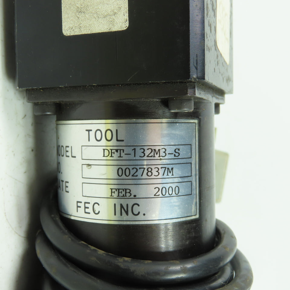 FEC DFT-132M3-S Electric Nutrunner Servo W/ Torque Transducer TD-130-DFS