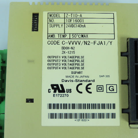RKC Davis Standard C-VVVV/N2-FJA1/Y Z-T10-A Temperature Controller