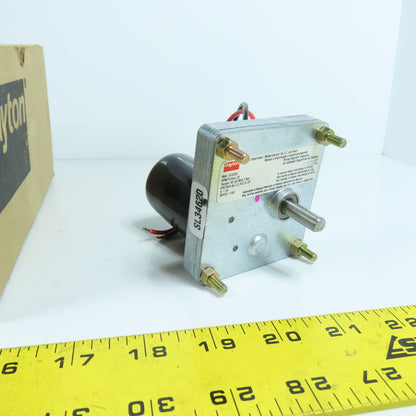 Dayton 52JE59 1/50HP PM DC Gearmotor 24VDC 22RPM 5/16" Shaft