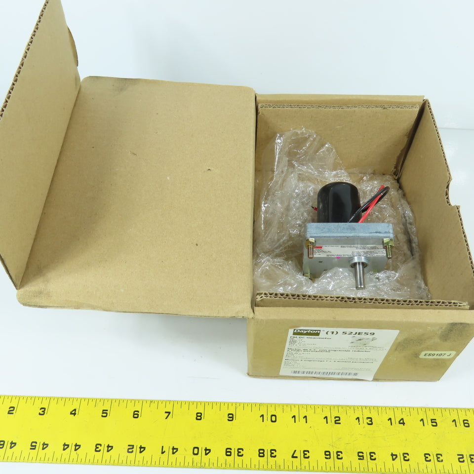 Dayton 52JE59 1/50HP PM DC Gearmotor 24VDC 22RPM 5/16" Shaft