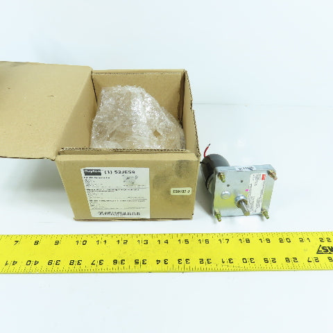 Dayton 52JE59 1/50HP PM DC Gearmotor 24VDC 22RPM 5/16" Shaft
