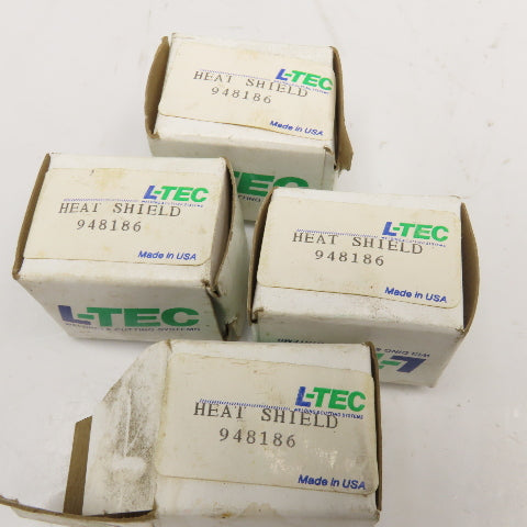 L-Tec 948186 Plasma Arc Cutting Torch Heat Shield Lot Of 4 NOS