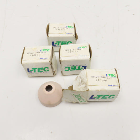 L-Tec 948186 Plasma Arc Cutting Torch Heat Shield Lot Of 4 NOS