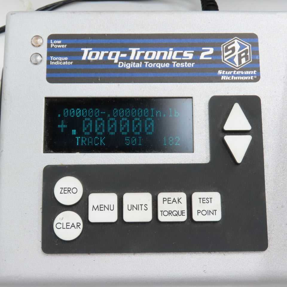 Sturtevant Richmont Torq-Tronics 2 Model 50I Digital Torque Tester 50 IN. Lb Max