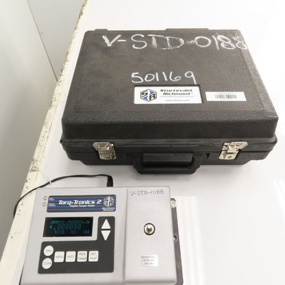 Sturtevant Richmont Torq-Tronics 2 Model 50I Digital Torque Tester 50 IN. Lb Max