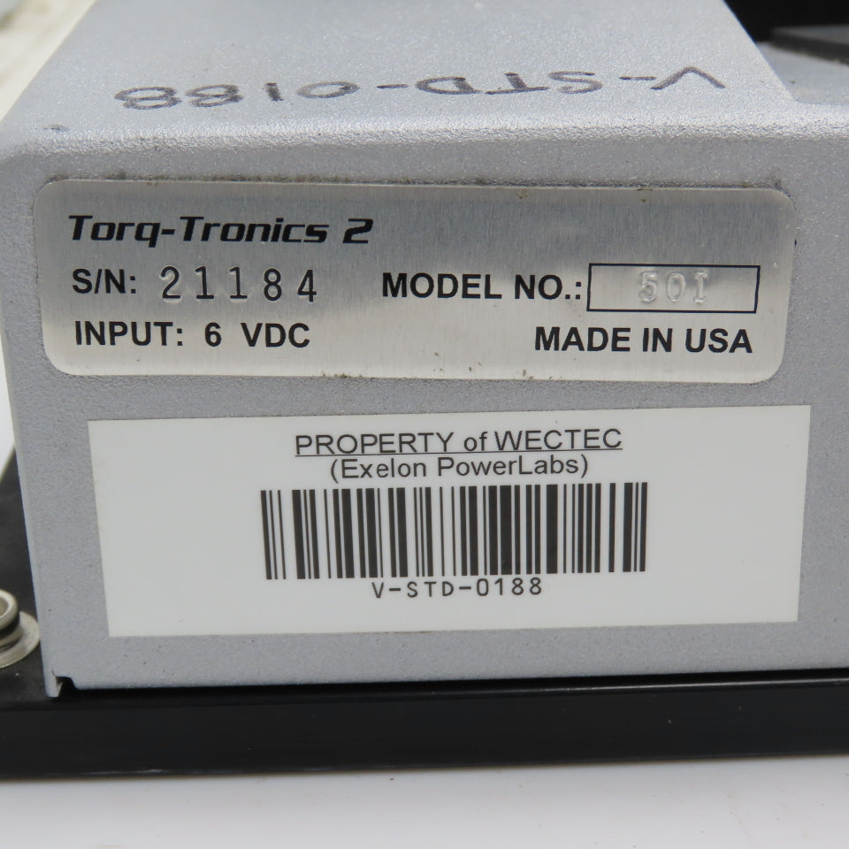 Sturtevant Richmont Torq-Tronics 2 Model 50I Digital Torque Tester 50 IN. Lb Max