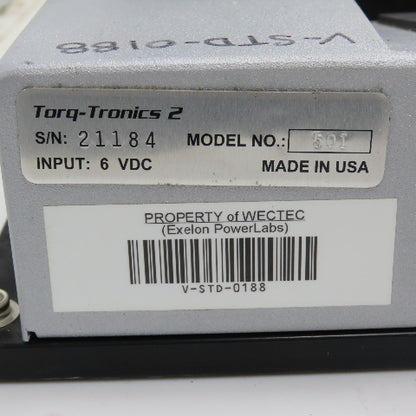 Sturtevant Richmont Torq-Tronics 2 Model 50I Digital Torque Tester 50 IN. Lb Max