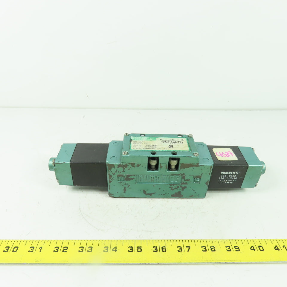 Numatics I23SS515K Pneumatic Solenoid Valve 150PSI 120V Coil I23SS500K Rep.
