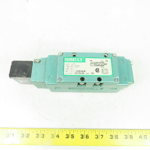 Numatics I23BA400K Pneumatic Solenoid Valve 150PSI 120V Coil