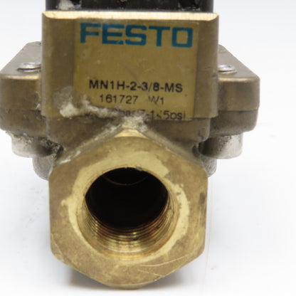 Festo MN1H-2-3/8-MS 3/8" NPT Solenoid Valve 24VDC Coil