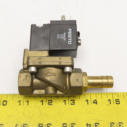 Festo MN1H-2-3/8-MS 3/8" NPT Solenoid Valve 24VDC Coil