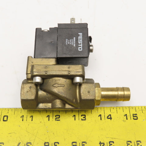 Festo MN1H-2-3/8-MS 3/8" NPT Solenoid Valve 24VDC Coil