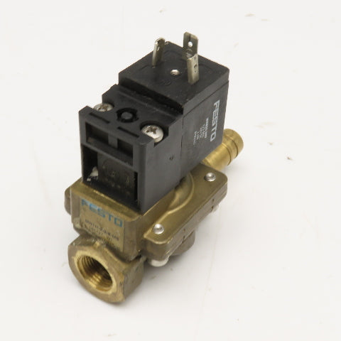 Festo MN1H-2-3/8-MS 3/8" NPT Solenoid Valve 24VDC Coil